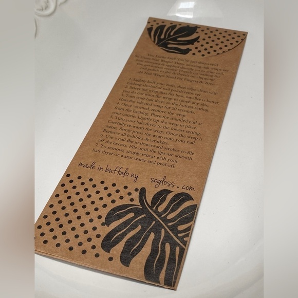 SO GLOSS Red Nail Wraps Heat Activated Made in Buffalo NY 5⭐️ Reviews - Picture 3 of 5